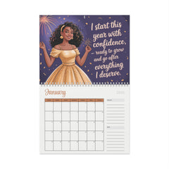 Shine Sis: 12 Months of Power & Positivity for Black Girls | 2026 Wall Calendar