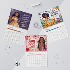 Shine Sis: 12 Months of Power & Positivity for Black Girls | 2026 Wall Calendar