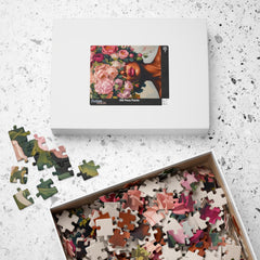 Floral Crown Portrait Puzzle — Artistic 110/252/520-Piece Jigsaw
