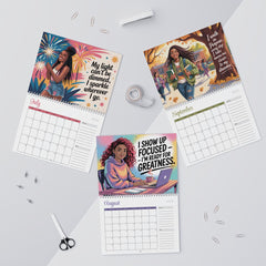 Shine Sis: 12 Months of Power & Positivity for Black Girls | 2026 Wall Calendar
