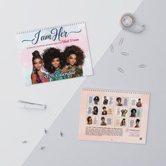 I Am Her: A Year of Uplifting Affirmations for Black Women | 2026 Inspirational Wall Calendar