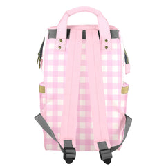 Personalized African American Girl Baby Diaper Bag Backpack – Custom Baby Name Diaper Bag, Multifunction Mommy Bag, Black Baby Gift